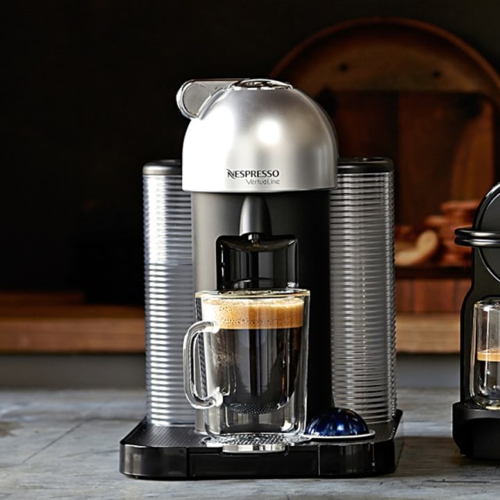 Breville BNV220CRO1BUC1 Vertuo Coffee and Espresso Machine, normal, Chrome