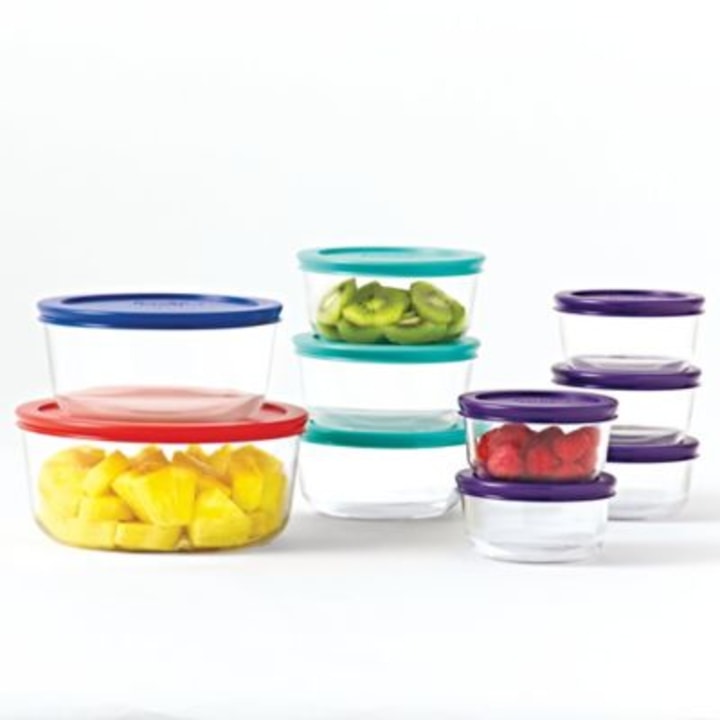 Pyrex(R) 20-Piece Multicolor Food Storage Set