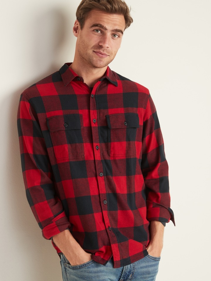 Old Navy Plaid Flannel Shirt