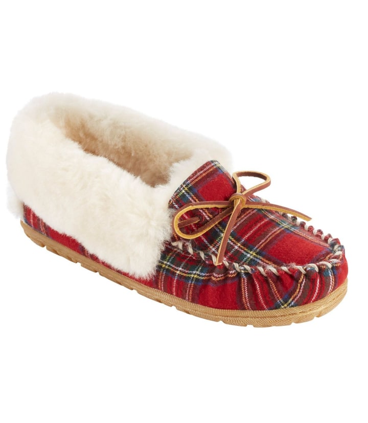 Women&#039;s Wicked Good Moccasins, Plaid