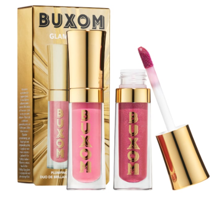 Buxom Glam & Gilt-y Mini Plumping Lip Gloss Duo