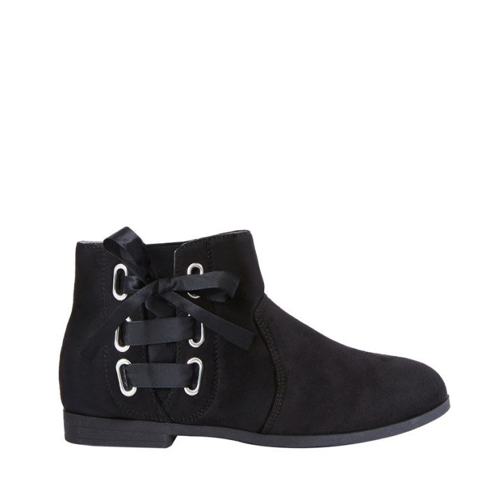 Side Tie Ankle Bootie