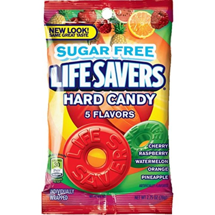 Life Savers 5 Flavors Sugarfree Hard Candy Bag