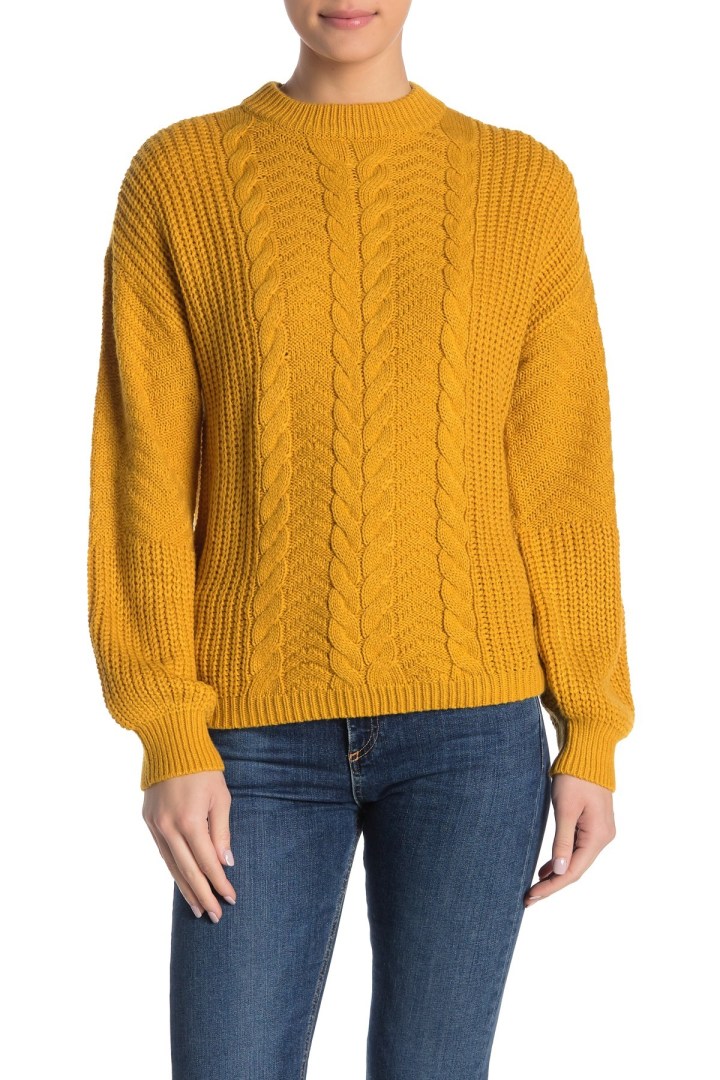 Abound Lofty Cable Knit Sweater