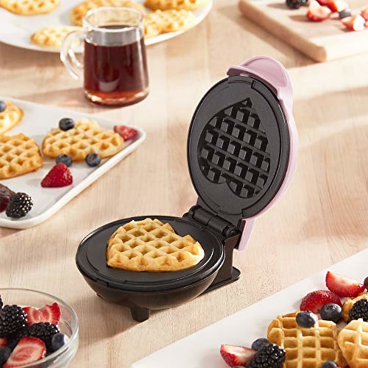 Dash Heart-Shaped Mini Waffle Maker
