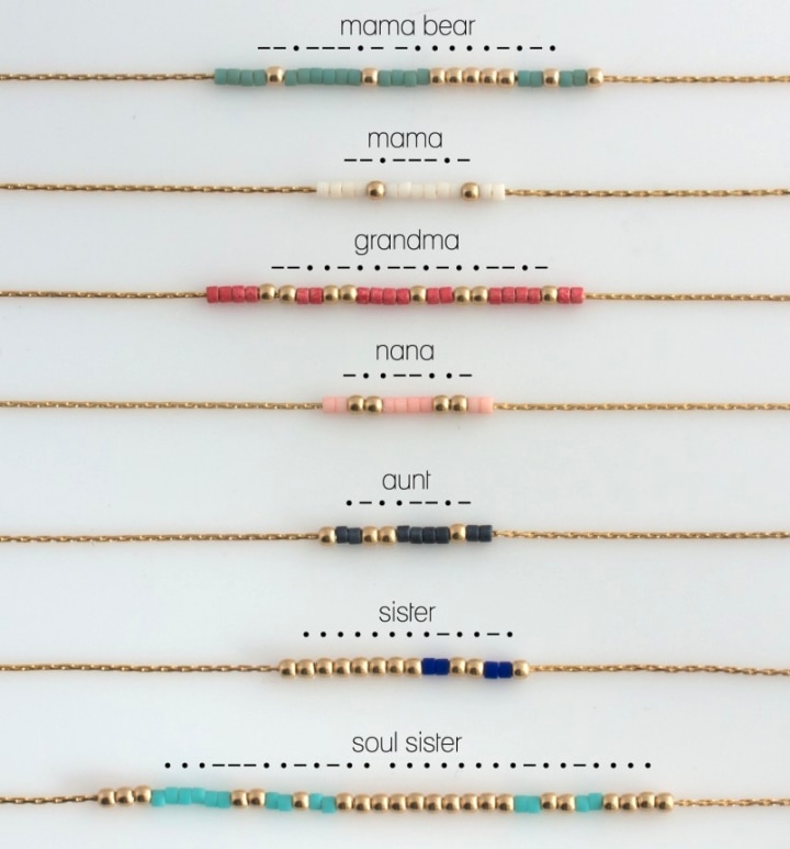 Leila Morse Code Necklace