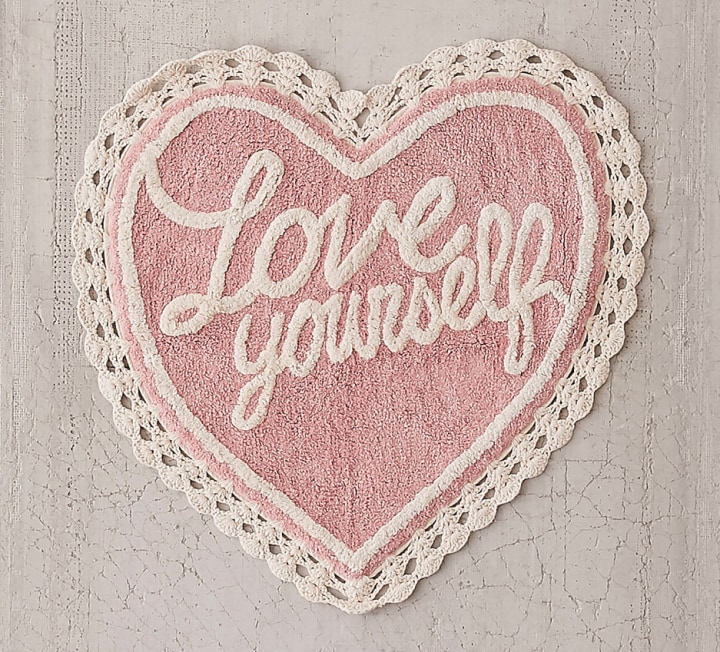 Urban Outfitters Love Yourself Bath Mat