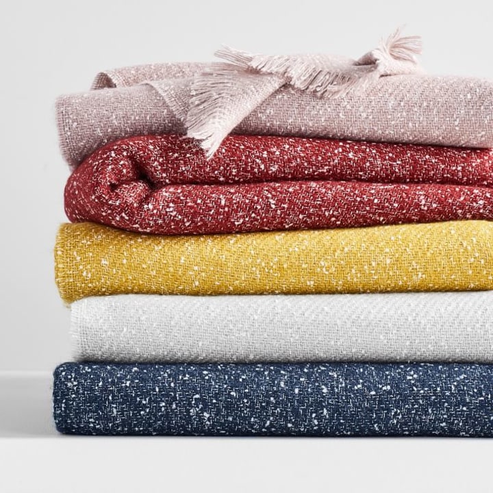 West Elm Speckled Throws