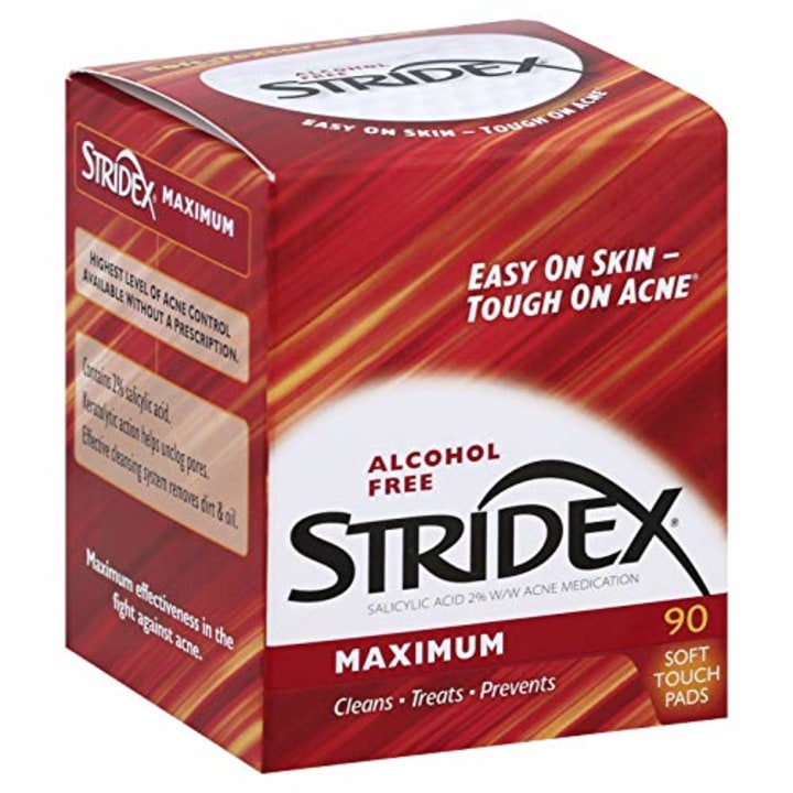 Stridex, Single-Step Acne Control, Maximum, Alcohol Free, 90 Soft Touch Pads