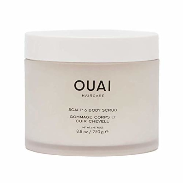 OUAI Scalp &amp; Body Scrub. Deep-Cleansing Scrub for Hair and Skin that Removes Buildup, Exfoliates and Moisturizes. Made with Sugar and Coconut Oil. Free from Parabens, Sulfates and Phthalates (8.8