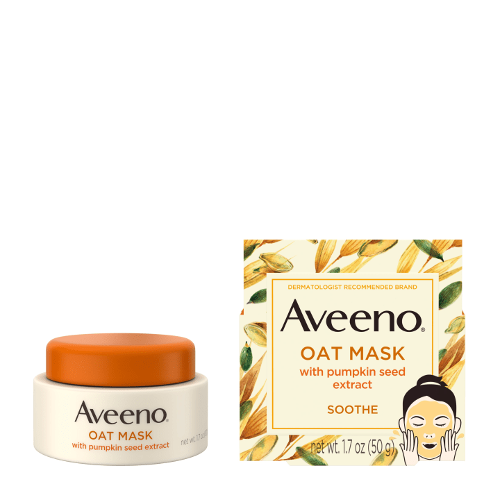 Aveeno Oat Soothing Face Mask with Pumpkin Seed and Feverfew