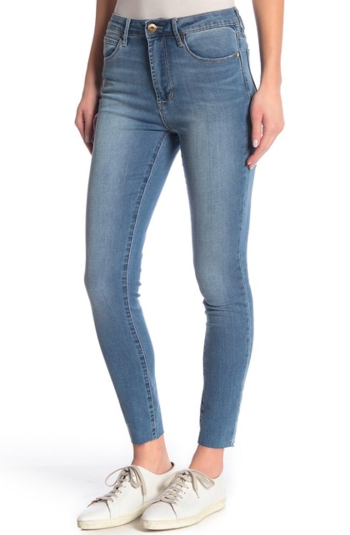 Articles of Society Heather High Rise Skinny Jeans