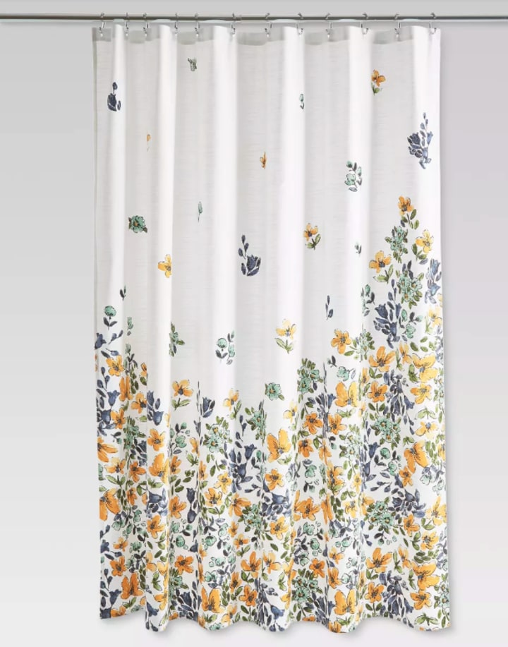 Threshold Floral Print Shower Curtain