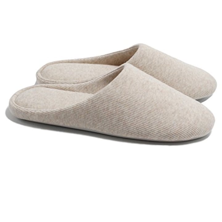 ofoot Women&#039;s Indoor Slippers,Memory Foam Washable Cotton Non-Slip Home Shoes