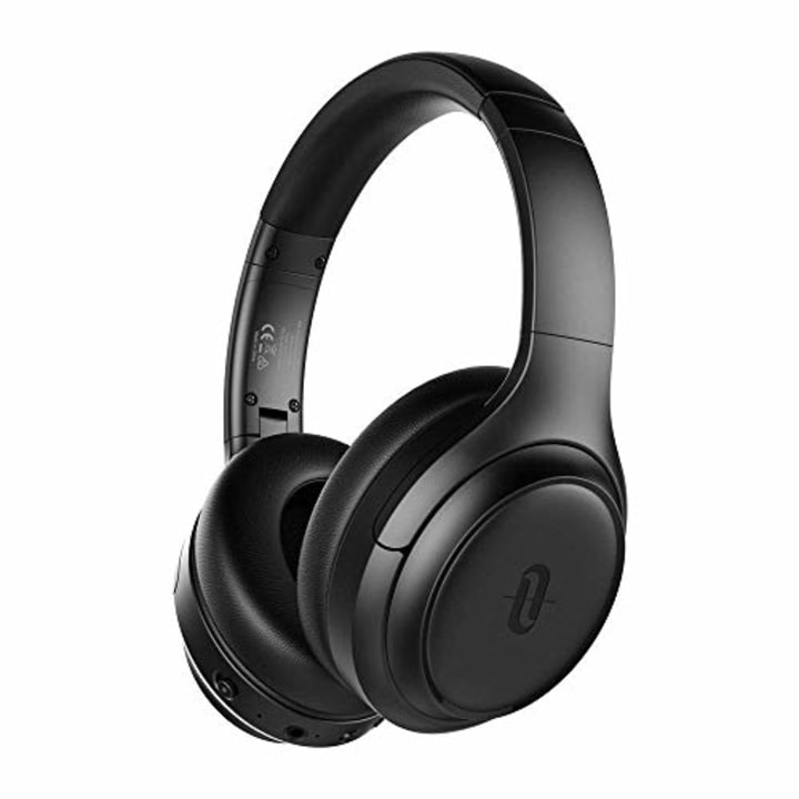 TaoTronics Active Noise Cancelling Headphones [Upgraded] Bluetooth Headphones SoundSurge 60 Over Ear Headphones Wireless Headphones Deep Bass, Quick Charge, 30H Playtime for Travel Work Cellphone