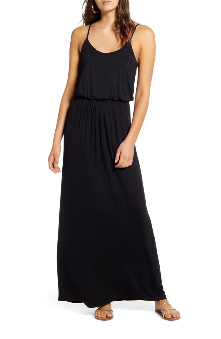All in Favor Knit Maxi Dress