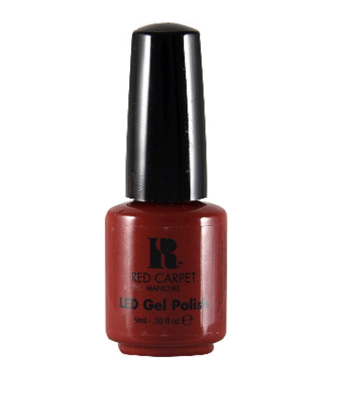 Red Carpet Manicure Red LED Gel Nail Polish 'Red Carpet Reddy'