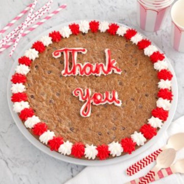 Mrs. Fields Thank You Big Cookie Cake