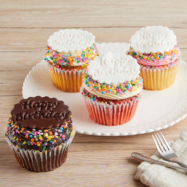 Bake Me A Wish! Jumbo Birthday Cupcakes