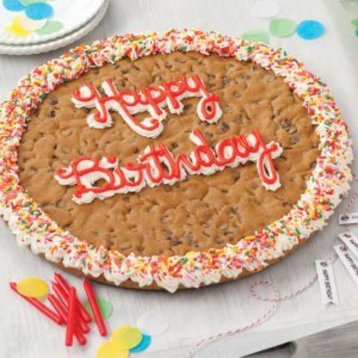 Mrs. Fields Happy Birthday Big Cookie Cake