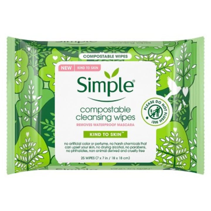 Simple Skincare Compostable Cleansing Wipes