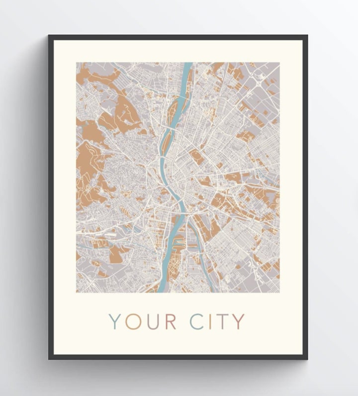 Custom Map Print