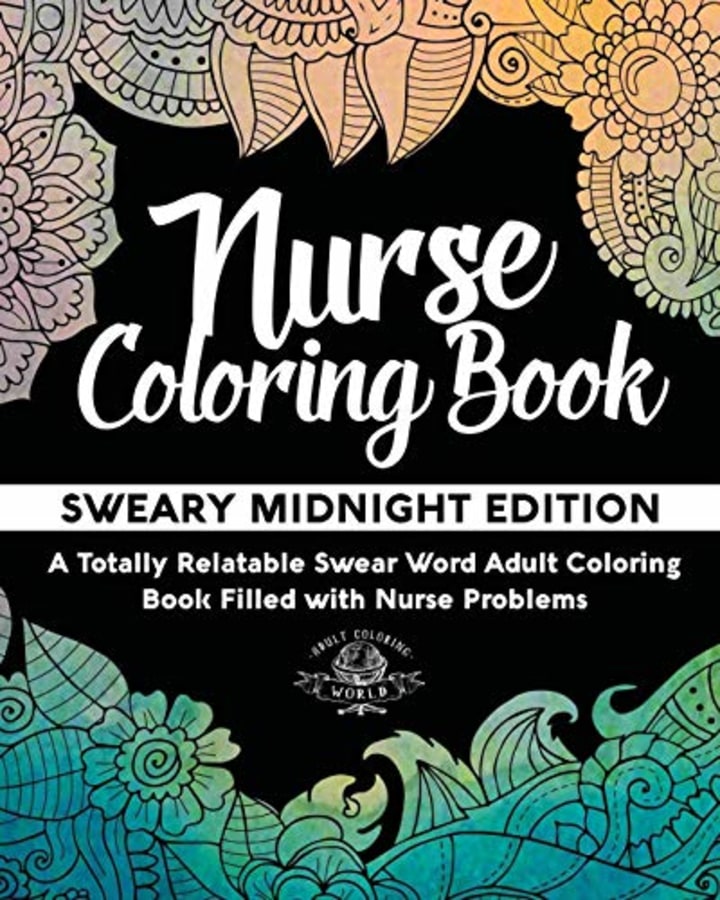 Adult Coloring World Nurse Coloring Book