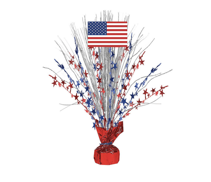 Party City American Flag Centerpiece
