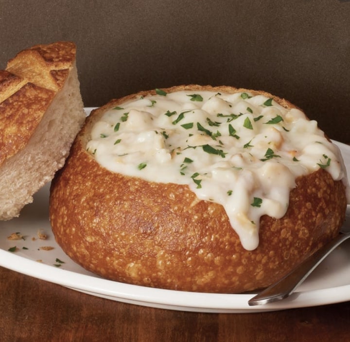Boudin's Clam Chowder Bread Bowls (4-pack)