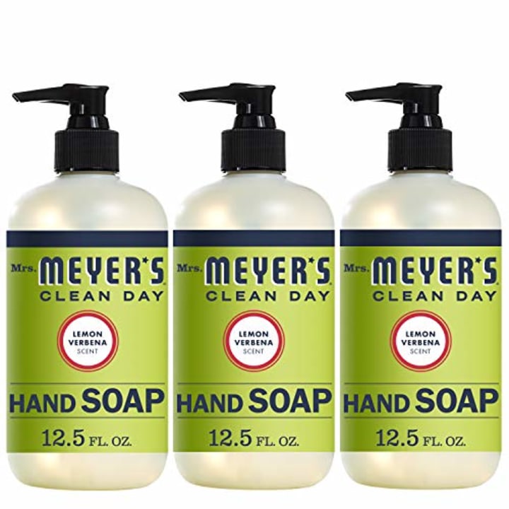 Mrs. Meyer&#039;s Lemon Verbena Liquid Hand Soap Three-Pack