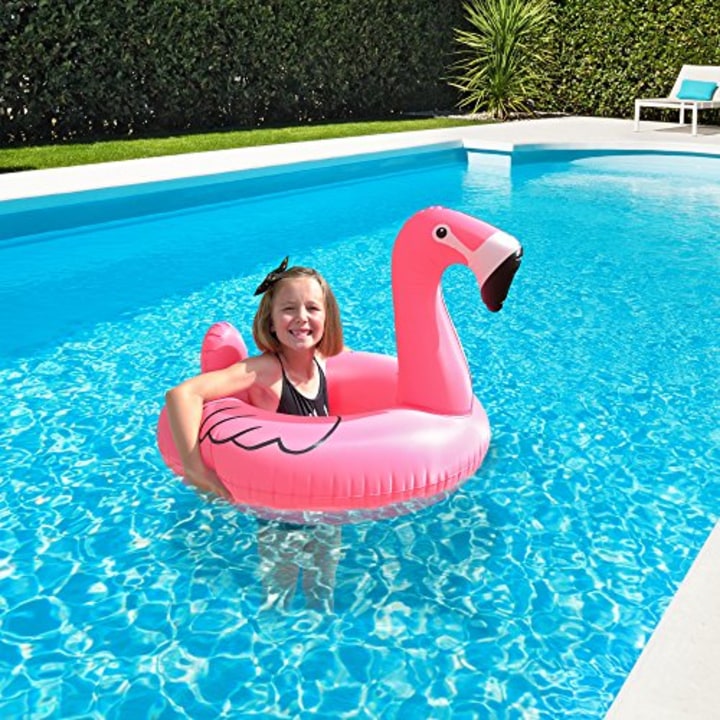 GoFloats Flamingo Jr Pool Float Party Tube