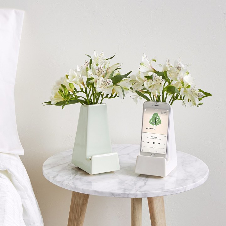Bedside Smartphone Vase | iphone vase, dock