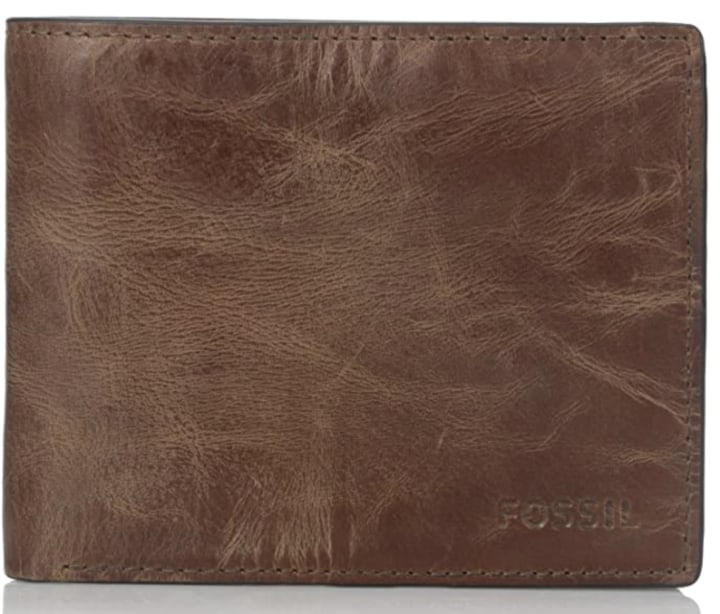 Fossil Derrick RFID Leather Bifold Wallet FOSSIL