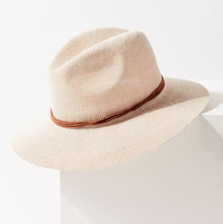 Urban Outfitters Cassie Woven Panama Hat