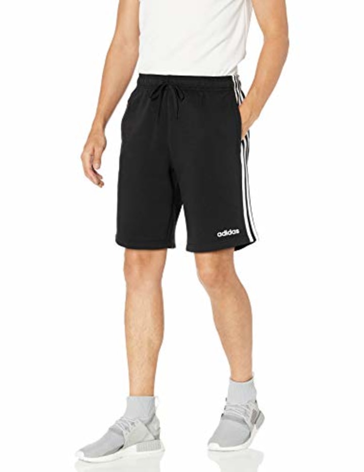 adidas Essentials Men&#039;s 3-Stripes Jersey Shorts
