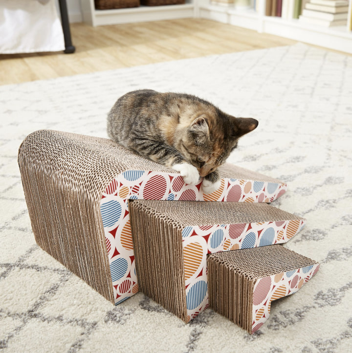 All Kind Nesting Cat Scratcher Toy with Catnip