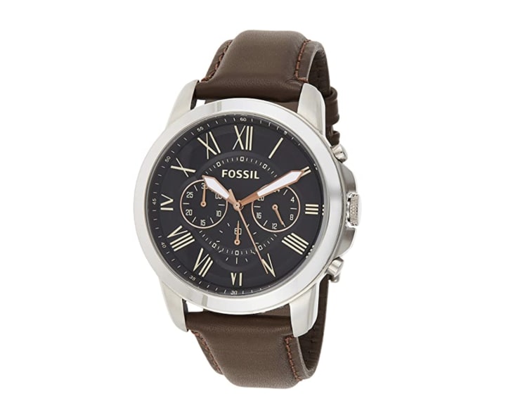 Fossil Grant Stainless Steel Watch