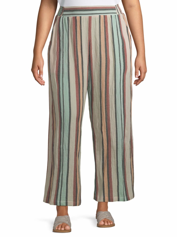 Romantic Gypsy Women&#039;s Plus Size Soft Pant with Elastic Waist