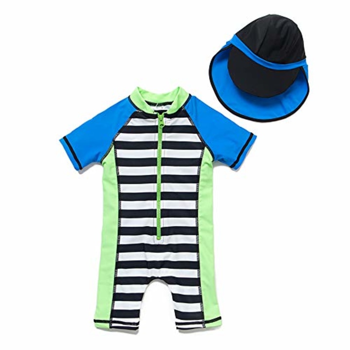 UpAndFast Baby Sunsuit UPF 50+ Protection with Sun Hat