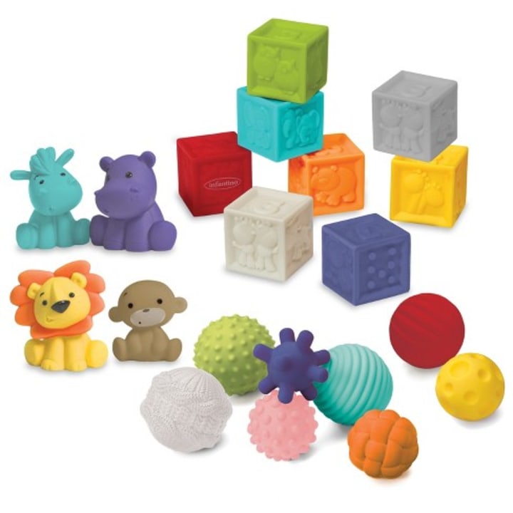 Infantino Balls, Blocks, &amp; Buddies Activity Toy Set