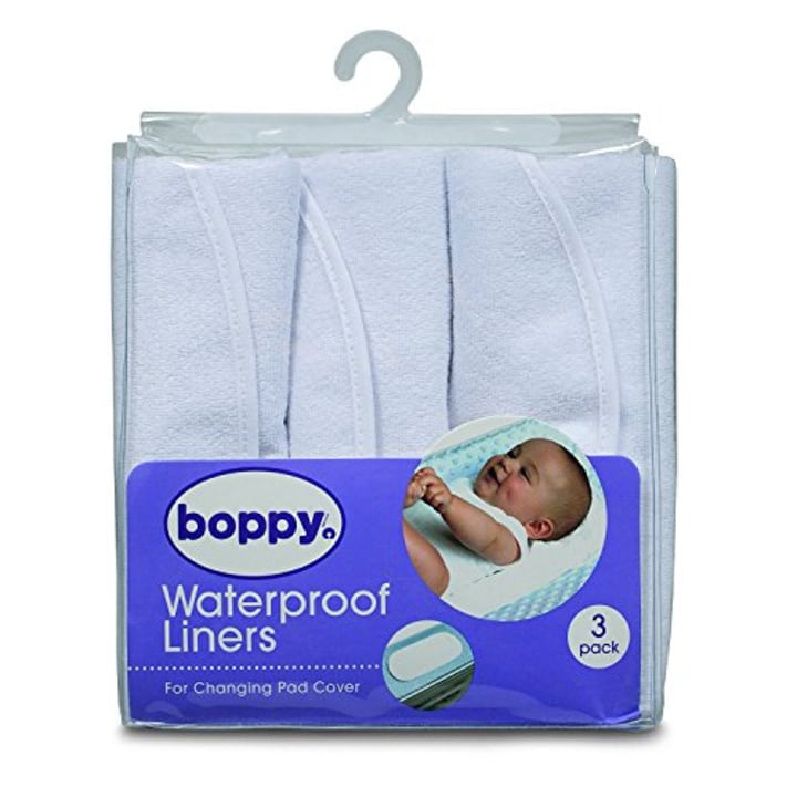 Boppy Changing Pad Liners, White, 3 Count