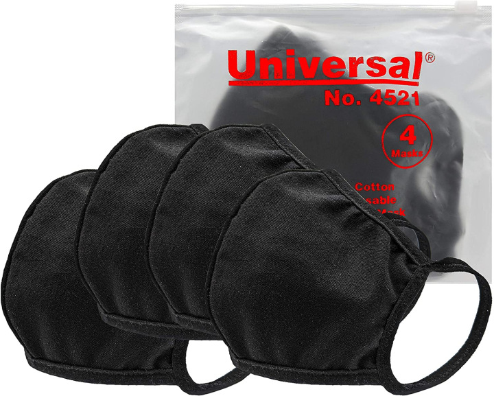 Universal 4521 Cloth Face Mask (Pack of Four)