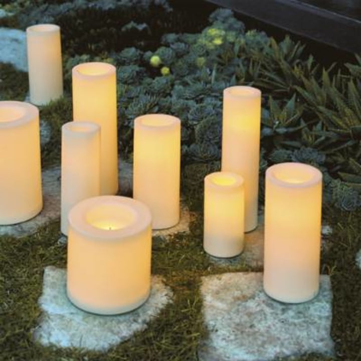 Battery-operated Flameless Outdoor Candles