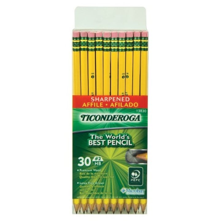 Ticonderoga No. 2 Pencils 30-Pack