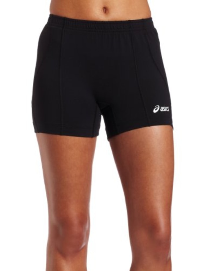 ASICS Women&#039;s Baseline Volleyball Shorts, Black, Medium