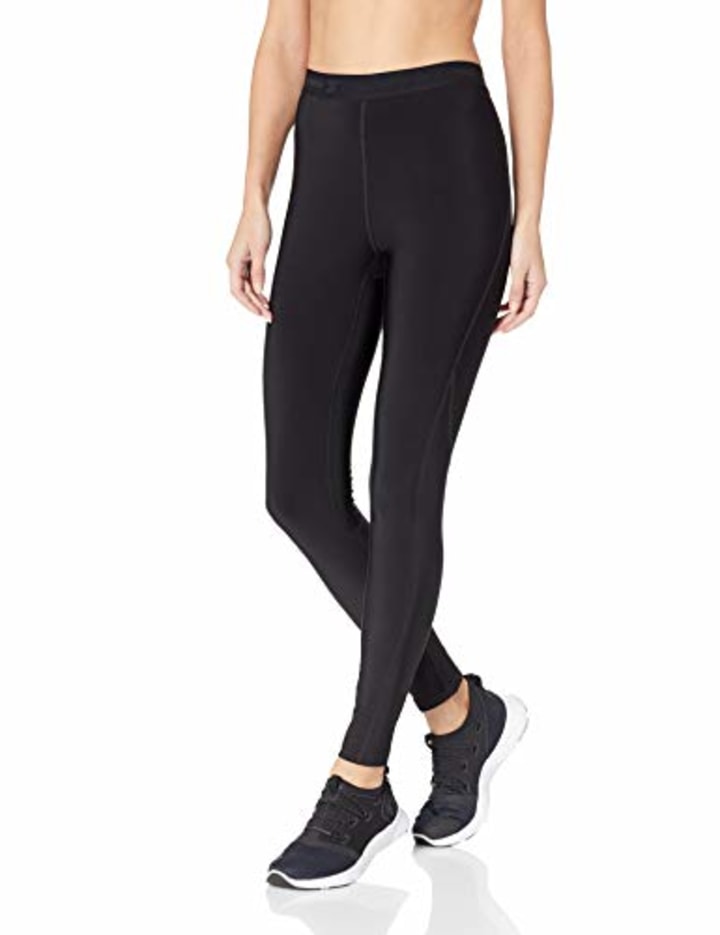 Starter Women&#039;s 27&quot; Therma-Star Brushed Compression Leggings, Amazon Exclusive, Black, M