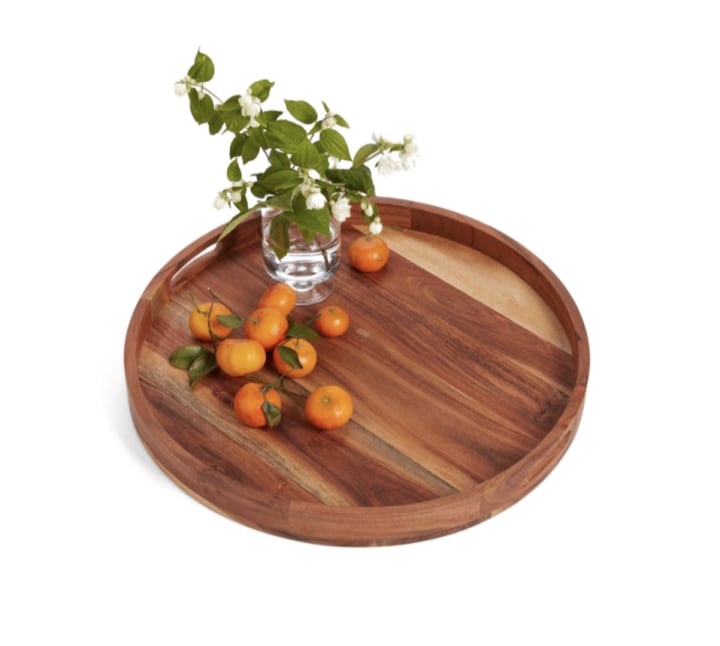 Nordstrom at Home Large Round Acacia Wood Serving Tray