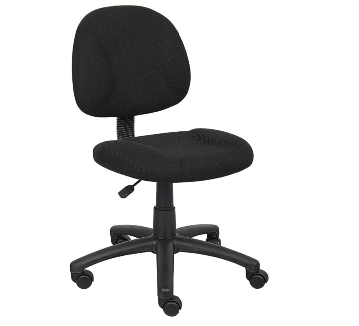 Boss Office Products Black Boss Office Deluxe Posture Chair