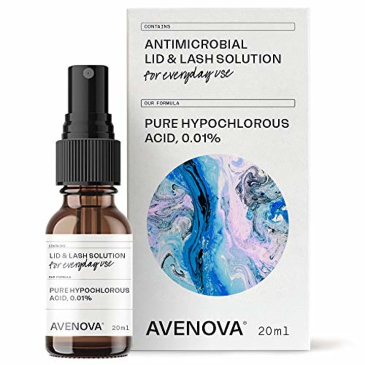 Avenova Antimicrobial Eyelid and Lash Cleanser - Soothing Formula, Effective Relief from Irritation, Dry Eyes, Styes and Blepharitis. Pure and Gentle Hypochlorous Acid Spray, 20mL (0.68 oz)