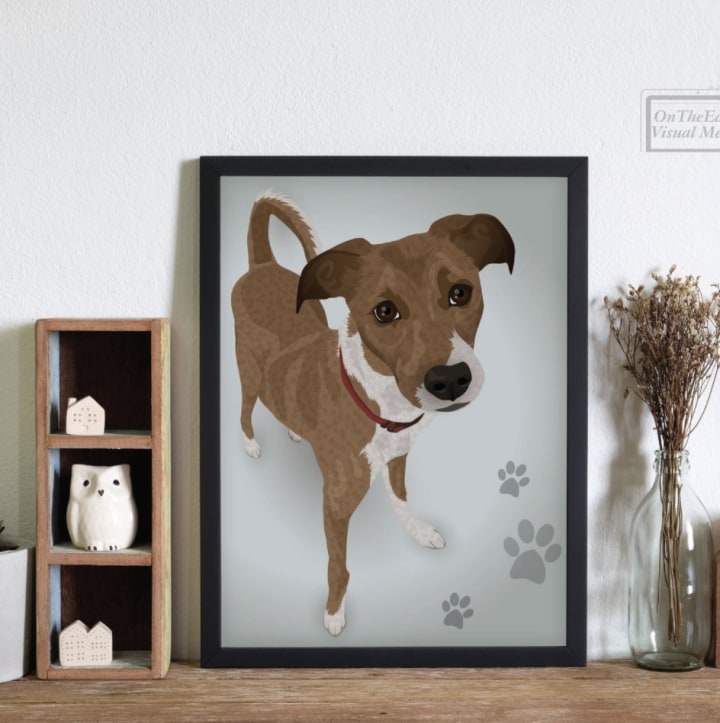 OnTheEdgeCreations Custom Pet Portrait